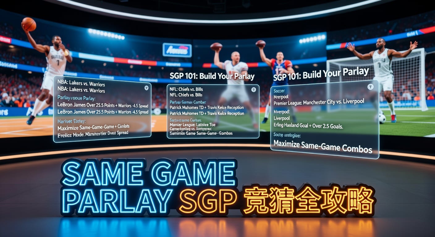 Same Game Parlay SGP 玩法详解：新手入门与资深策略