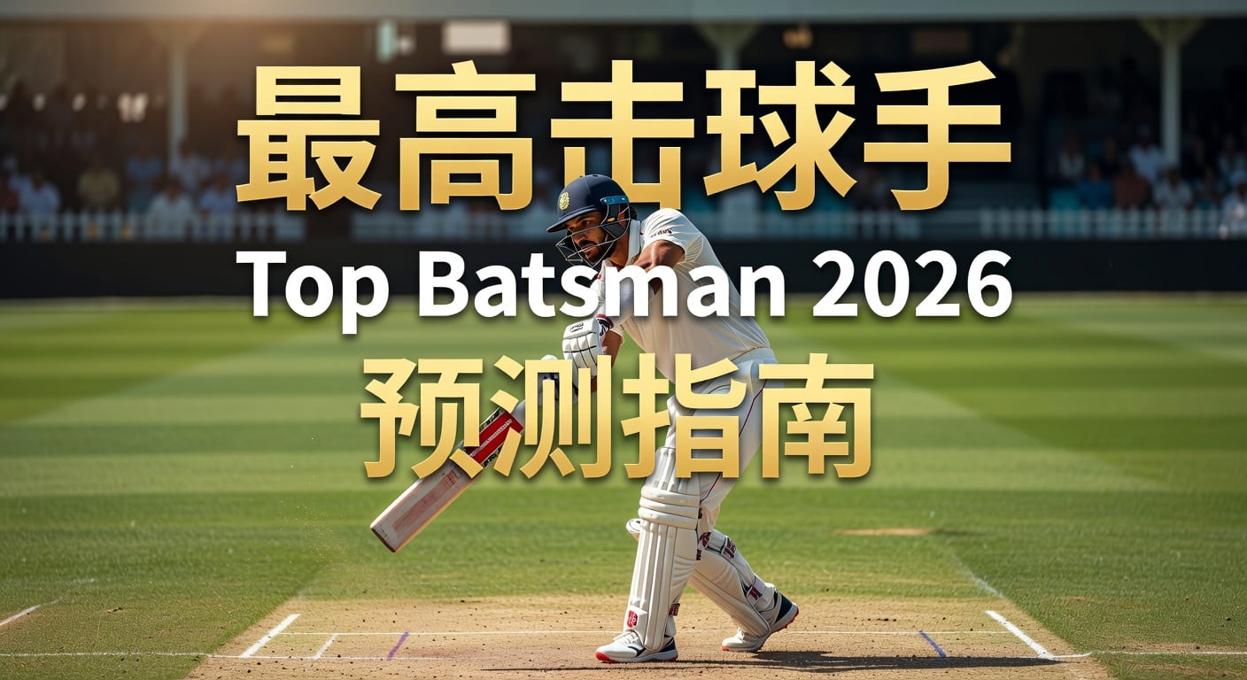2026年世界杯投注：洞悉最高击球手 Top Batsman的制胜之道